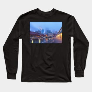 Seattle Foggy Dawn Long Sleeve T-Shirt